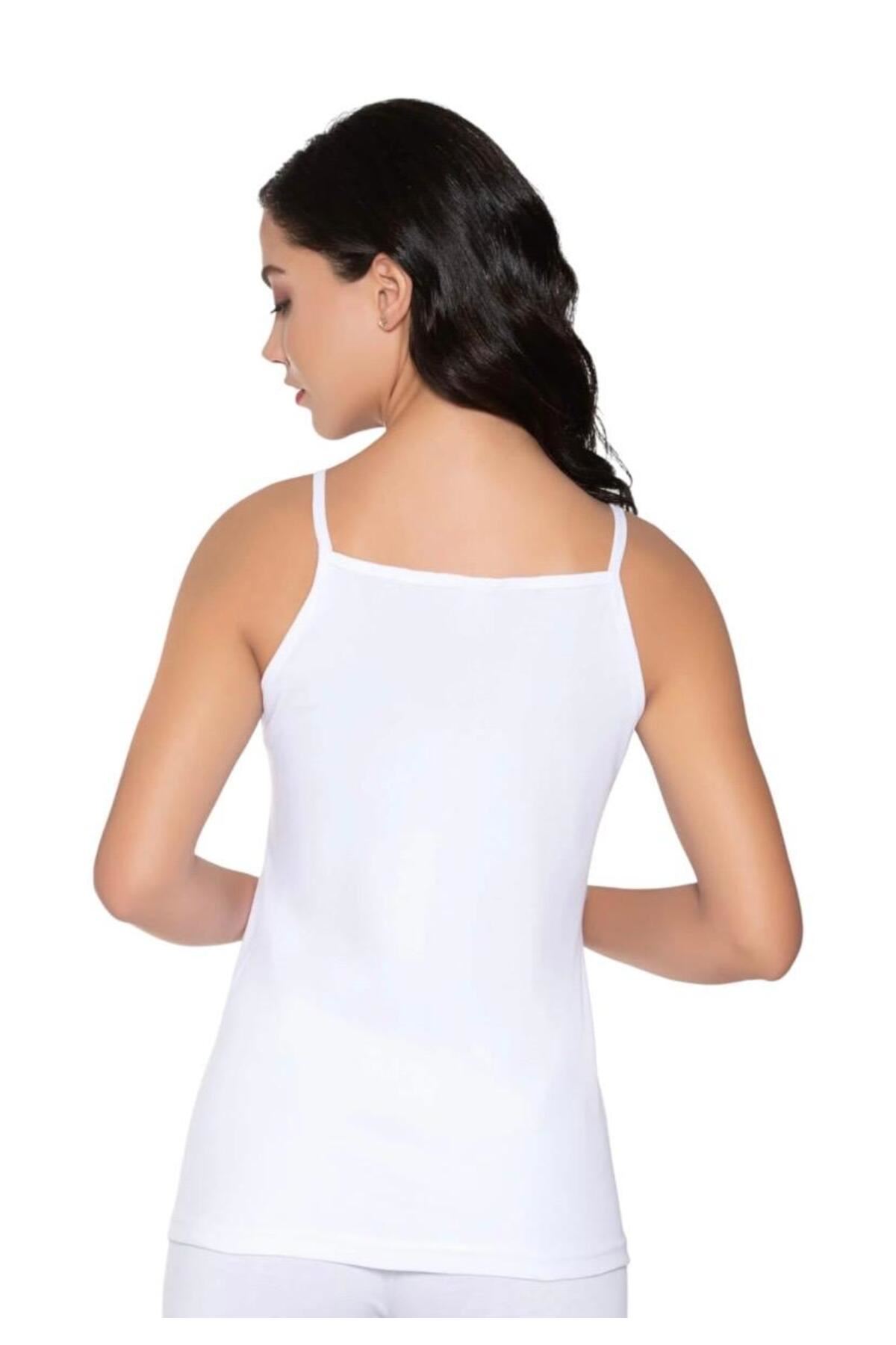 2'Lİ KADIN İP ASKILI GÜPÜRLÜ RİBANA ATLET-GÜMÜŞ 3010