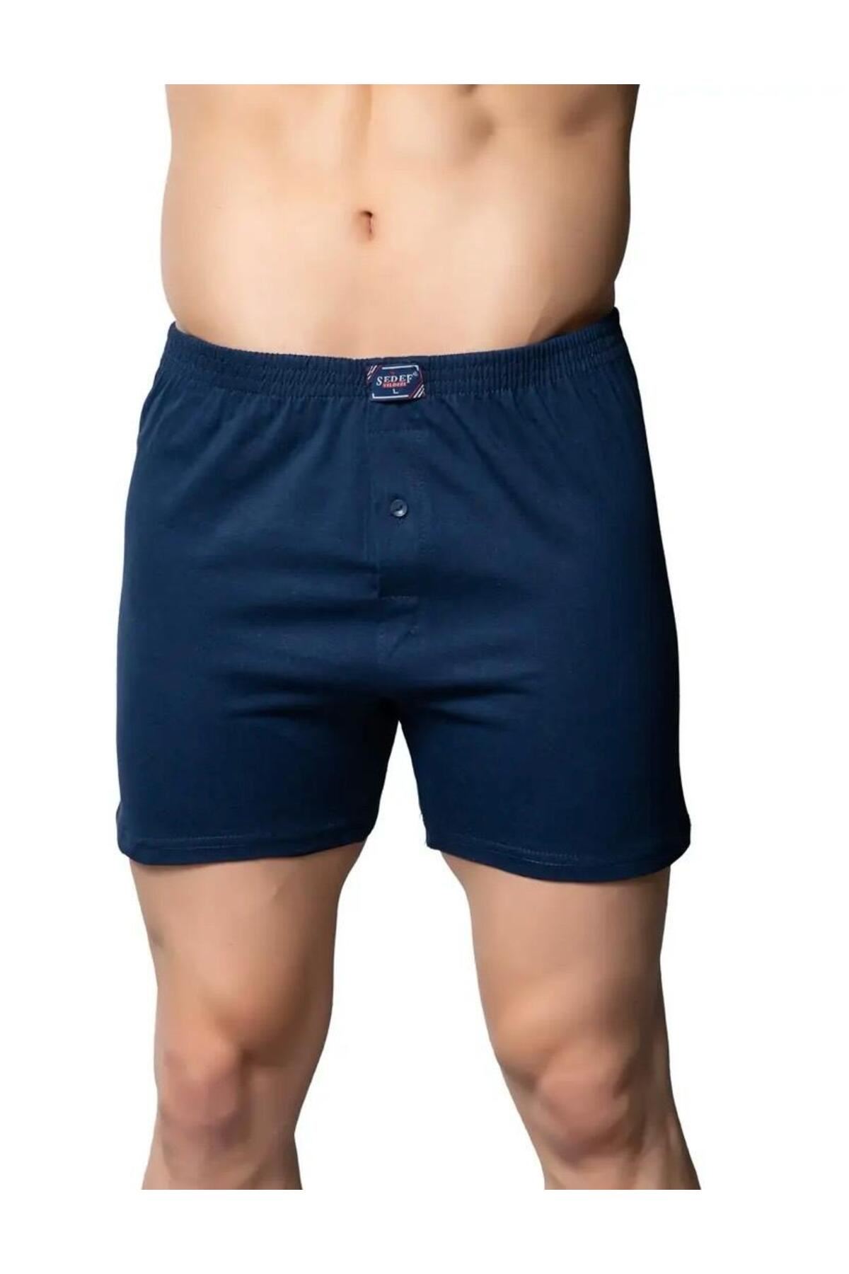 10'LU ERKEK RAHAT KESİM DÜĞMELİ BOXER- 1094