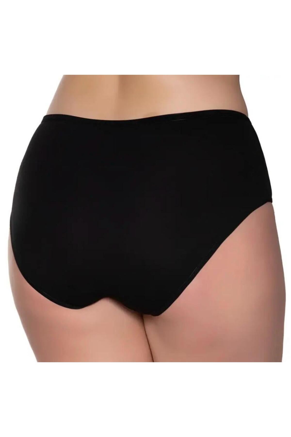 6'LI KADIN İNCE LASTİK BATO KÜLOT- 1047