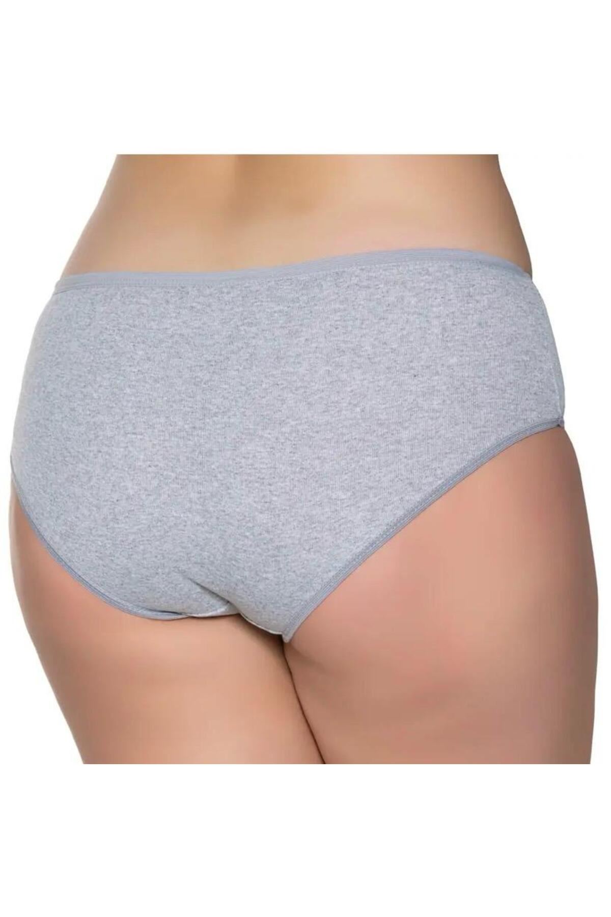 3'LÜ KADIN İNCE LASTİK BATO KÜLOT- 1047