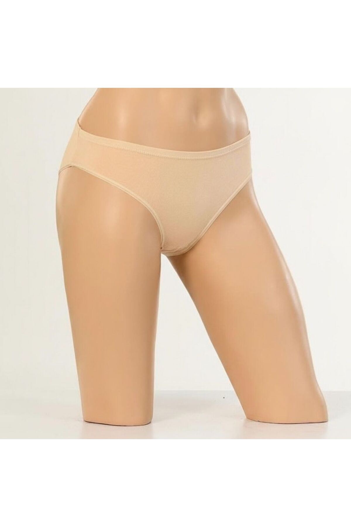 6'LI DÜZ KADIN KÜLOT-KARIŞIK RENK-DONDEZA