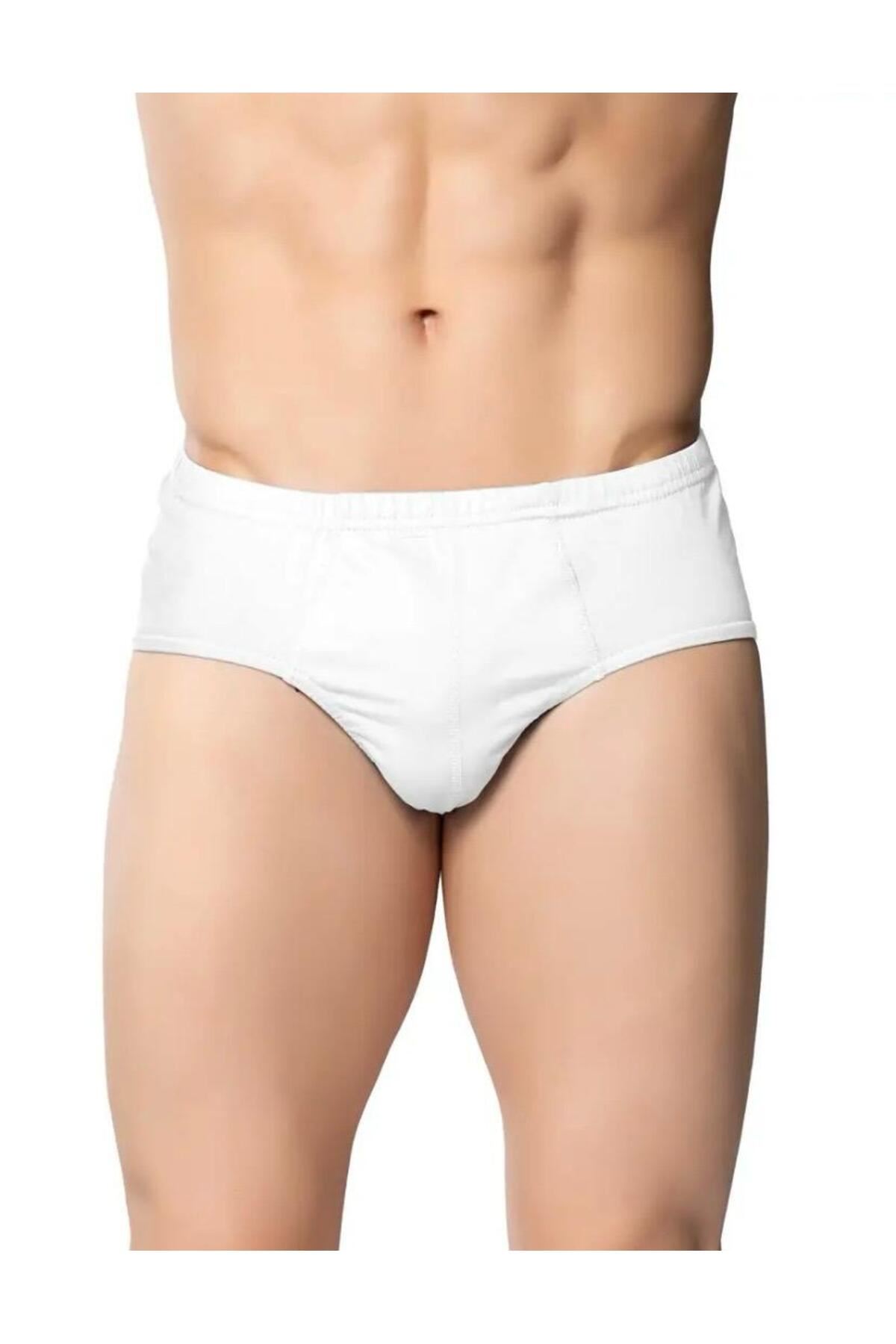 3'LÜ ERKEK SLİP KÜLOT-BEYAZ 1005