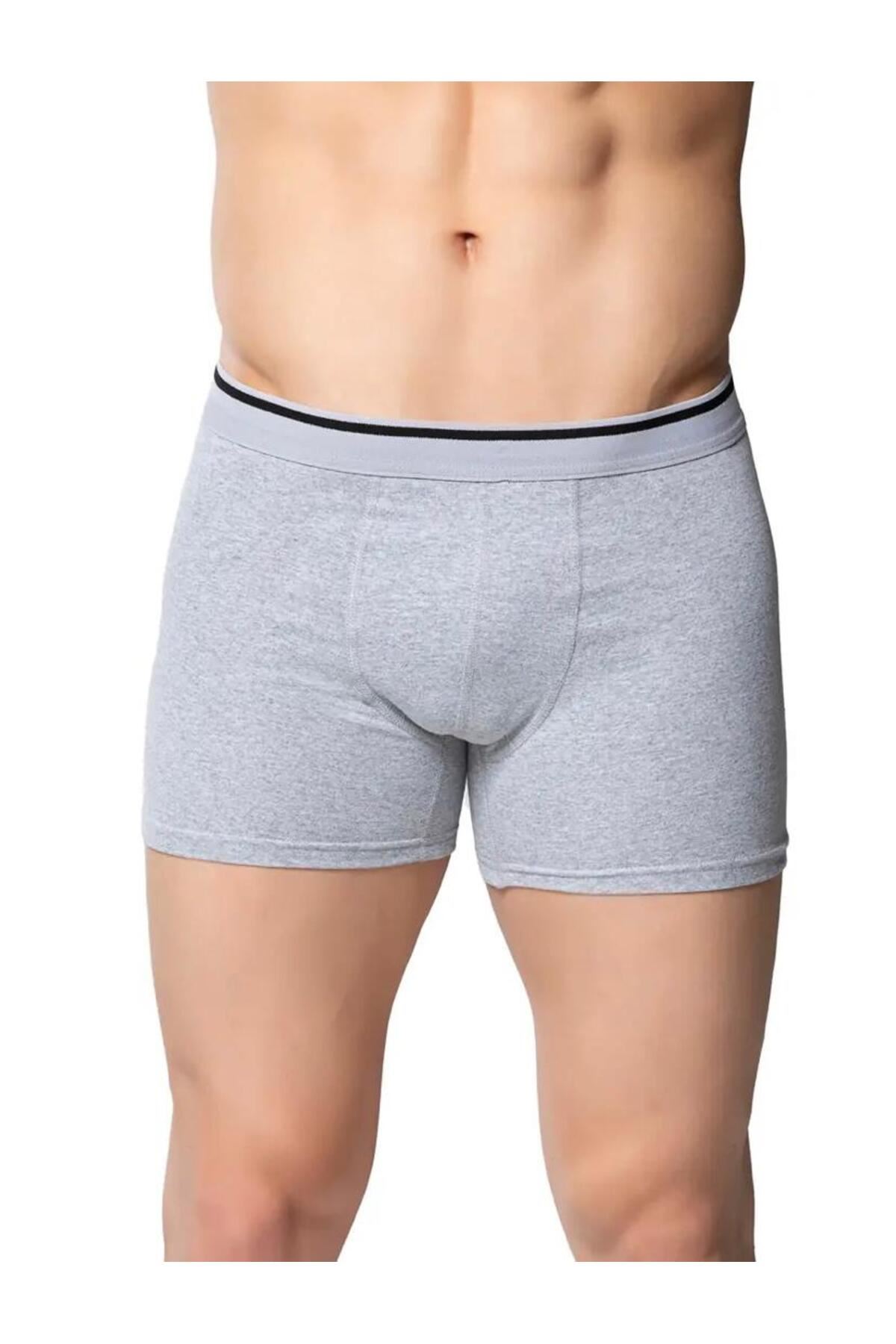 ERKEK LİKRALI BOXER 6'LI PAKET-1013