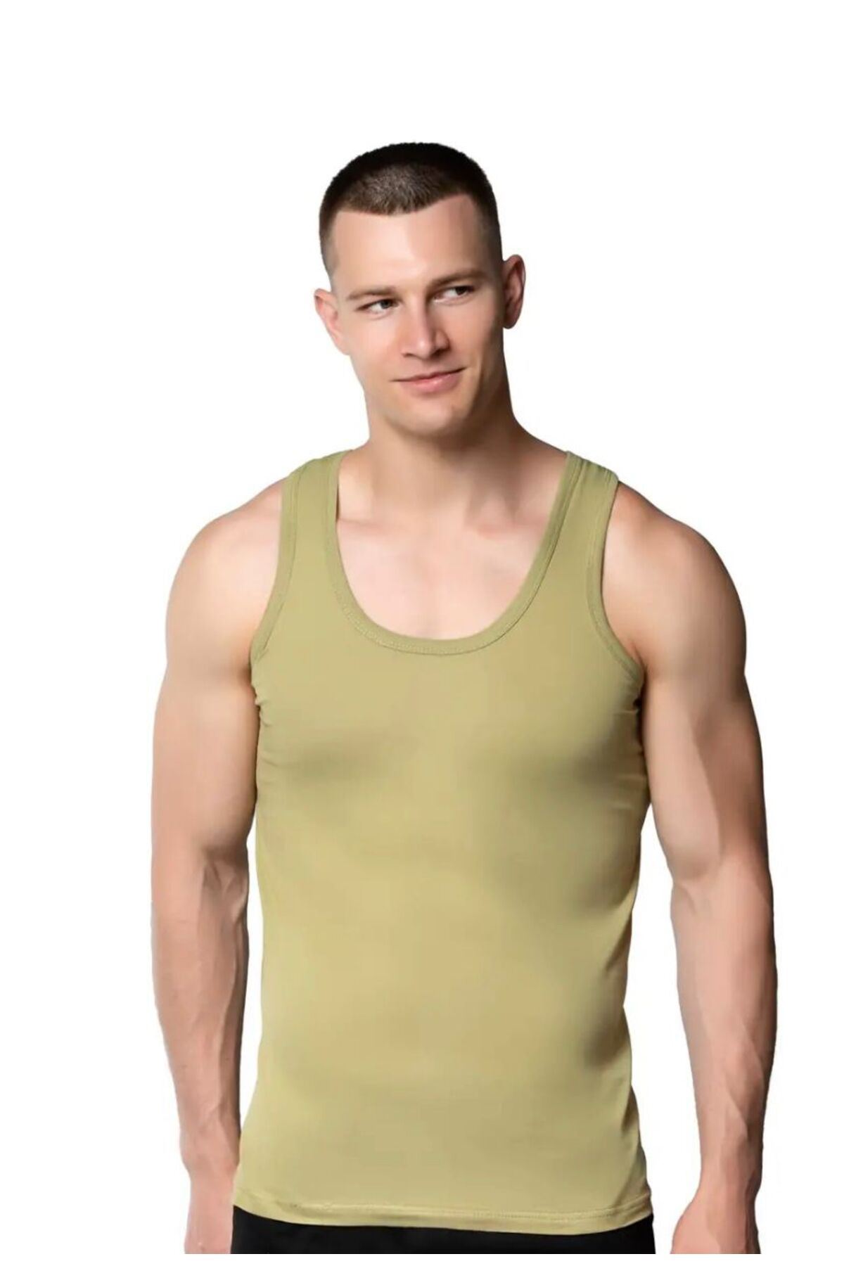 12'Lİ ERKEK RENKLİ ATLET KLASİK KESİM-