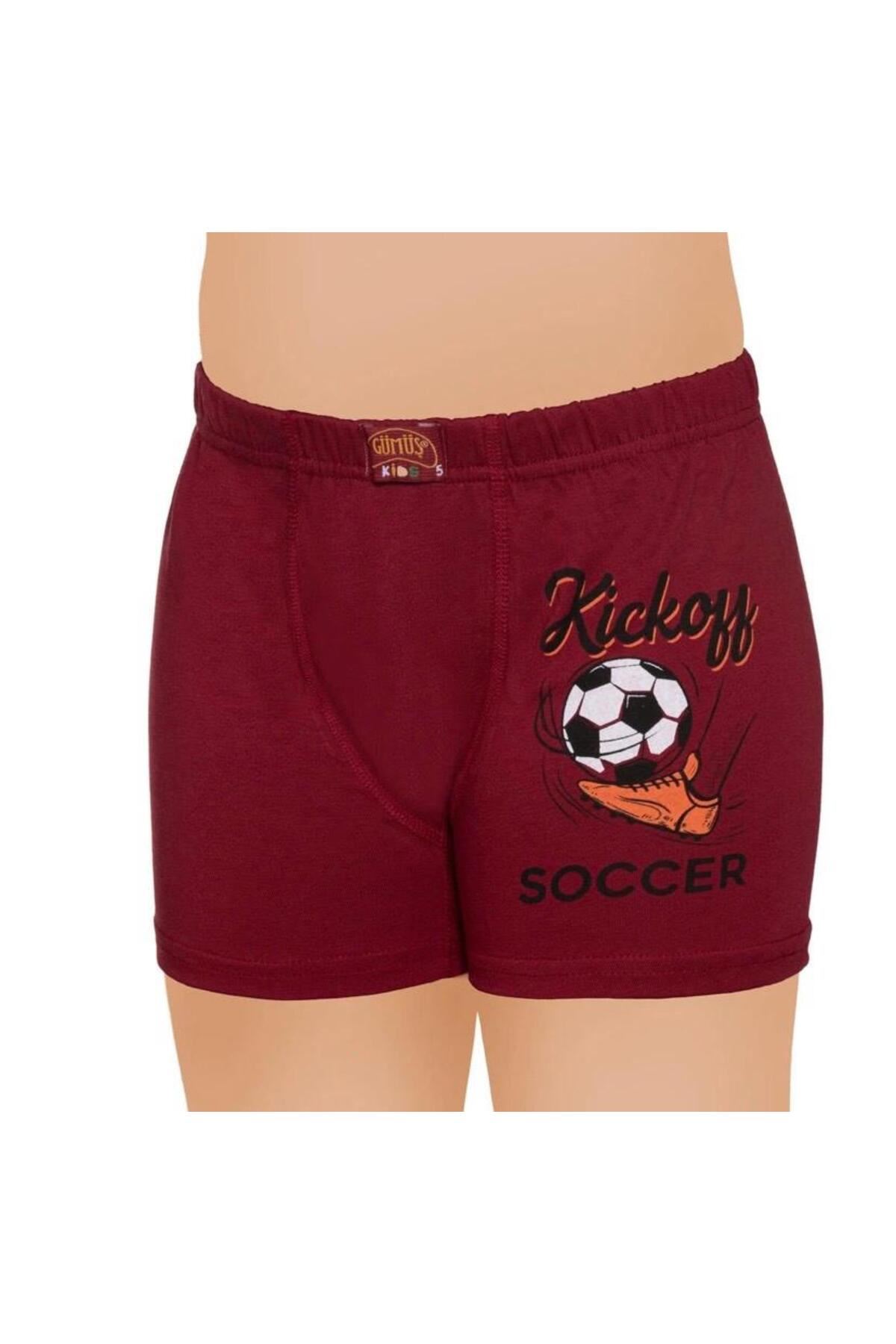 3'LÜ ERKEK ÇOCUK BOXER KARIŞIK RENK DESEN-3110