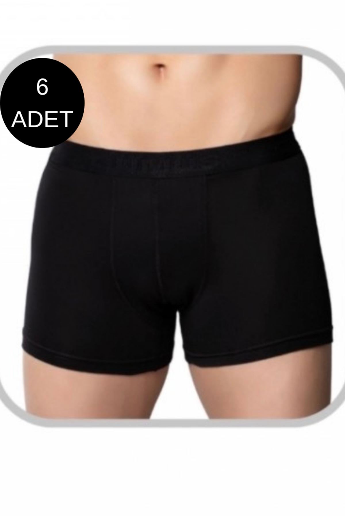 ERKEK LİKRALI BOXER 4018 6’LI PAKET