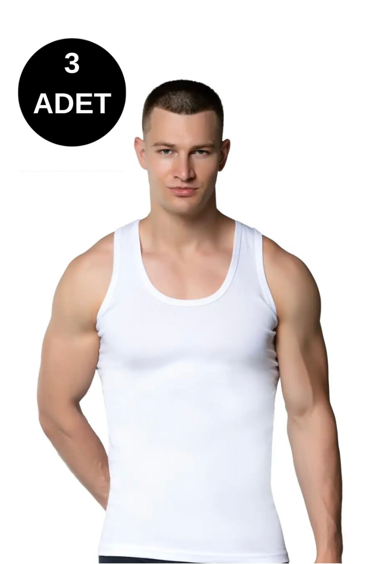 3001 ERKEK KLASİK PENYE ATLET 3’LÜ PAKET