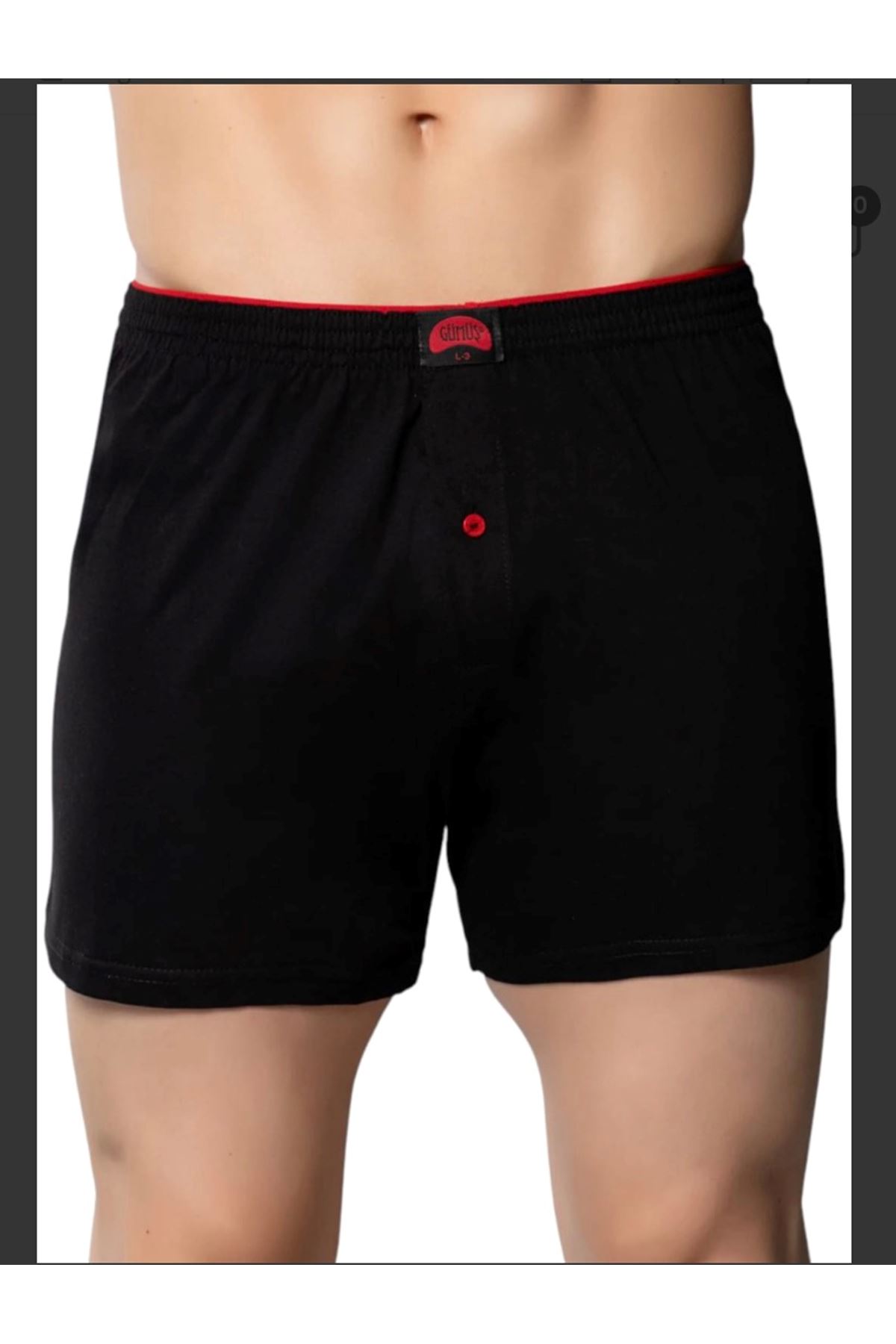 12'Lİ ERKEK HAVLU BEL RAHAT KESİM PAMUK BOXER-GÜMÜŞ 4020 