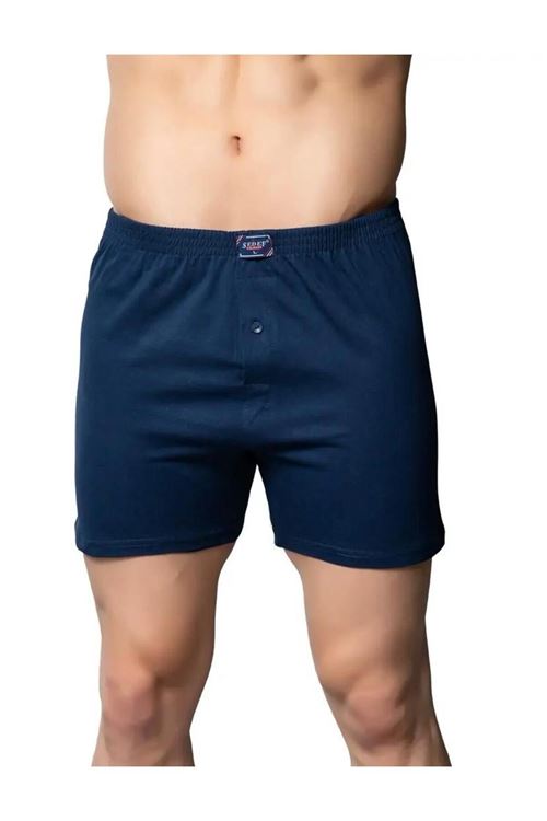 4'LÜ ERKEK RAHAT KESİM DÜĞMELİ BOXER- 1094