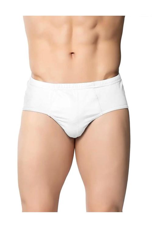 12'Lİ ERKEK SLİP KÜLOT-BEYAZ 1005