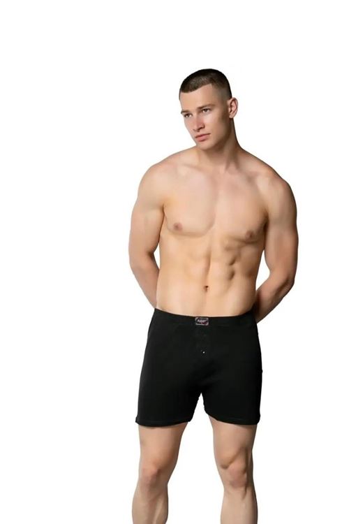 ERKEK RAHAT KESİM DÜĞMELİ BOXER 6'LI PAKET- 1094