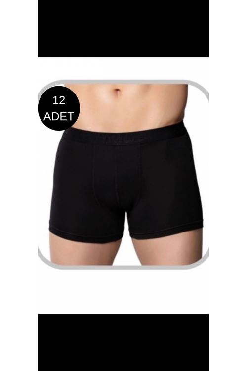 ERKEK LİKRALI BOXER 4018 12’Lİ PAKET