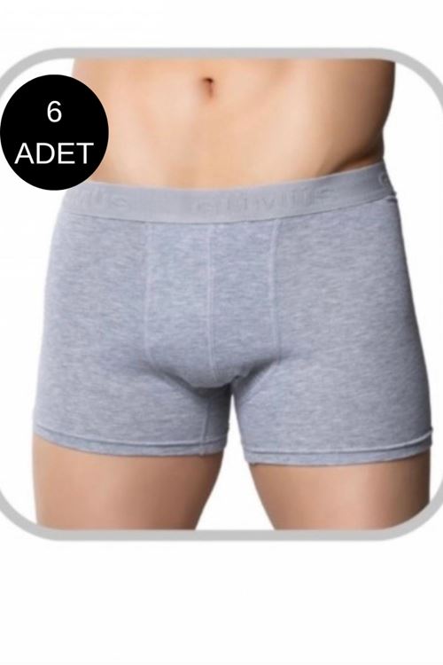 ERKEK LİKRALI BOXER 4018 6’LI PAKET