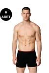 ERKEK LİKRALI BOXER 6'LI PAKET-1013