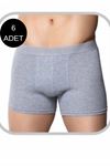 ERKEK LİKRALI BOXER 4018 6’LI PAKET